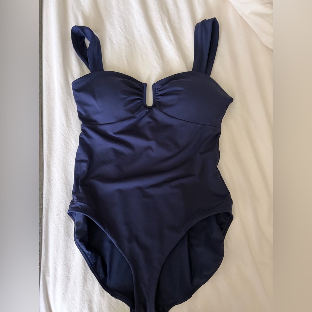 Navy One-Piece Girls' Swimsuit - Kids Swim